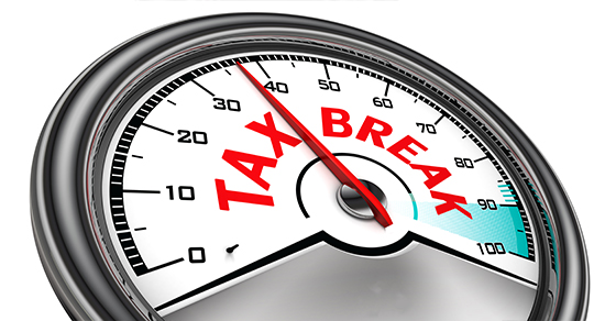tax break speedometer