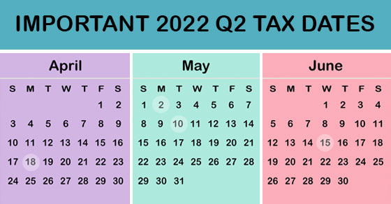 april may june tax deadline calendar