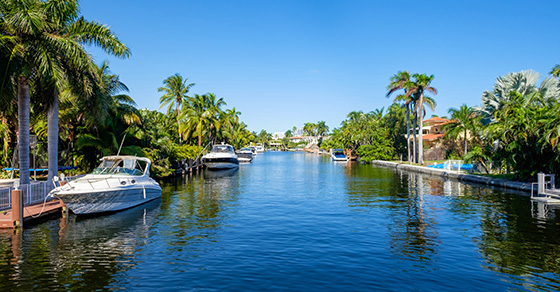 boats in a canal