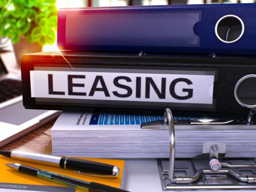 image of binder titled leasing