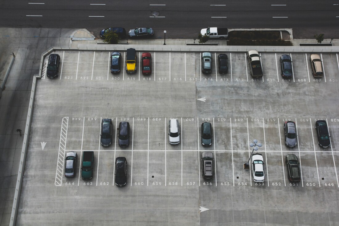 image of parking lot