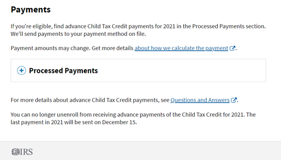 irs child tax credit portal